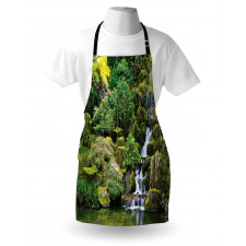 Trees Foliage Rock Garden Apron