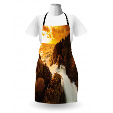 Wild Sunset and Waves Apron