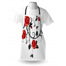 Swirling Roses Garden Apron