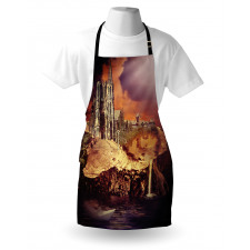 Fantasy Castle Village Apron