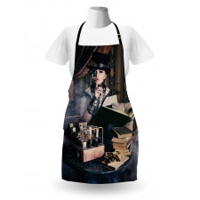 Steampunk Woman Vintage Apron