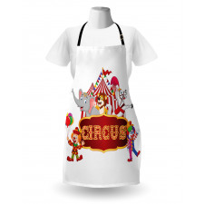 Nostalgic Circus Tent Apron