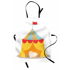 Furry Cat in a Circus Apron