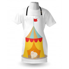 Furry Cat in a Circus Apron