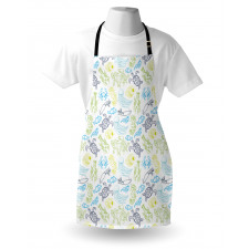 Various Sea Creatures Apron