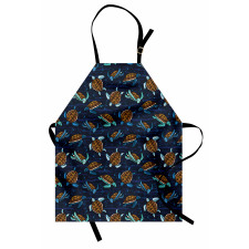 Cartoon Ocean Life Apron