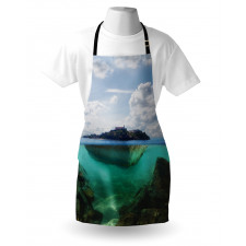 Misty Atlantic Ocean Apron