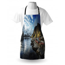 Autumn Rocks and Clouds Apron