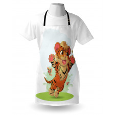 Cub with Butterflies Apron