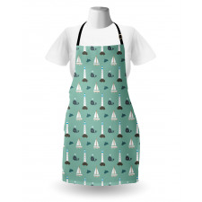 Lighthouse Sailing Boats Apron