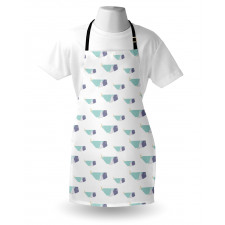 Origami Style Mammal Fish Apron