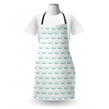 Abstract Marine Mammal Art Apron