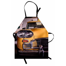 Antique Yellow Taxi Apron