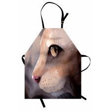 Portrait Kitty Cat Meow Apron