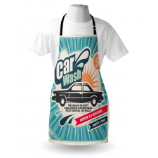 Vintage Auto Repair Art Apron