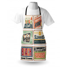 Summer Holiday Vintage Apron