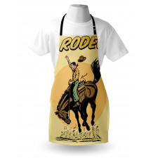 Wild Horse Rodeo Cowboy Apron