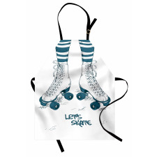 Retro Roller Skates Apron