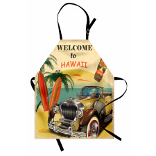 Car Palms Tribal Mask Apron