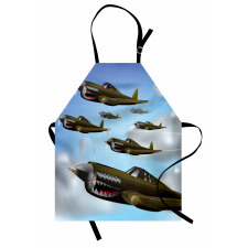 Gökyüzü Mutfak Önlüğü Savaş Uçakları