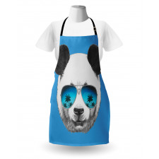 Single Cool Panda Face Apron