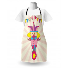 Clown Standing on a Ball Apron