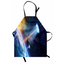 UFO on Earth Sci-Fi Apron