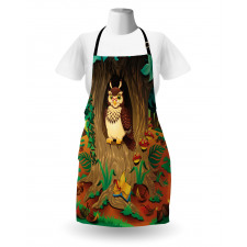 Nanny Grandma Sage Owl Apron