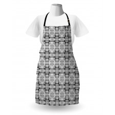 Concentric Shapes Squares Apron