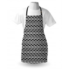 Geometric Flora Retro Art Apron