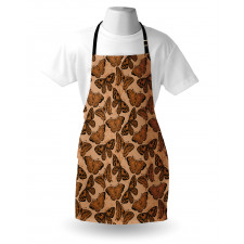 Butterflies Grunge Art Apron