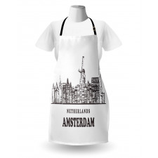 Netherlands City Skyline Apron