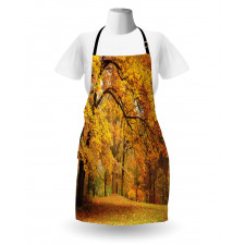 Fall Pale Maple Trees Apron