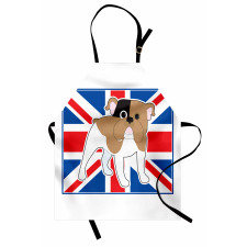 British Flag Illustration Apron