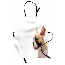 Side View French Doggie Apron