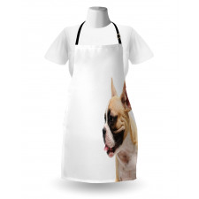 Side View French Doggie Apron