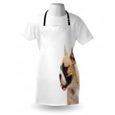 Side View French Doggie Apron