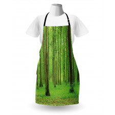 Forest in a Sunny Day Apron