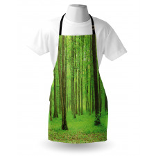 Forest in a Sunny Day Apron