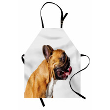 Young Pet Posing Side Shot Apron