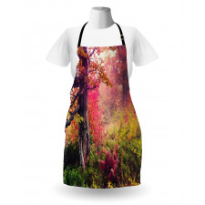 Majestic Autumn Trees Apron