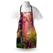 Majestic Autumn Trees Apron