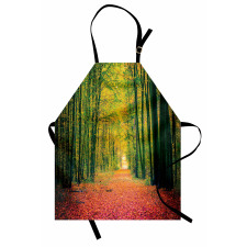 Warm Autumn Dramatic Road Apron