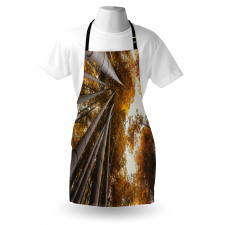 Fall Landscape Bamboo Apron