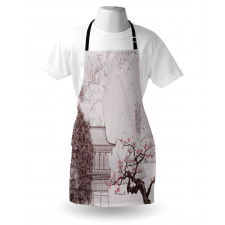 Sakura Trees and Mountain Apron