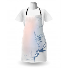 Winter Tree Branches Apron