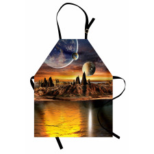 Planet Sci Fi Fantasy Art Apron