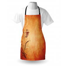 Vintage Style Rose Bloom Apron