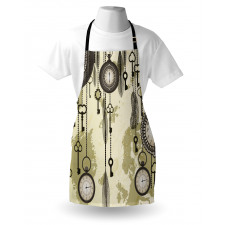 Green Old 20s Design Apron