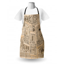 Fashion Magazine Woman Apron